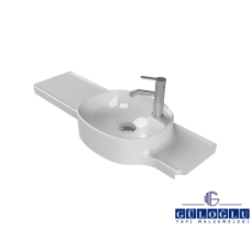 CeraStyle Harmony Etajerli Lavabo 100x37,5x26,4 cm (Sağdan Hazneli)