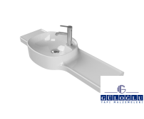 CeraStyle Harmony Etajerli Lavabo 100x37,5x26,4 cm (Soldan Hazneli)