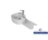 CeraStyle Harmony Etajerli Lavabo 65x32x20,5 cm (Soldan Hazneli)