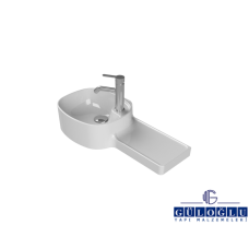 CeraStyle Harmony Etajerli Lavabo 65x32x20,5 cm (Soldan Hazneli)