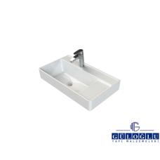 Cerastyle Sharp Etajerli Lavabo 65x38 cm