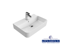 Cerastyle Hera Etajerli Lavabo 60x42 cm (Duvara Sıfır Lavabo)