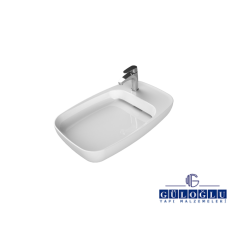 CeraStyle Nova Tezgahüstü Lavabo 70x42 cm (Gizli Sifonlu)