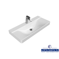 Turkuaz Cerastyle Mona Etajerli Lavabo 80x45 cm